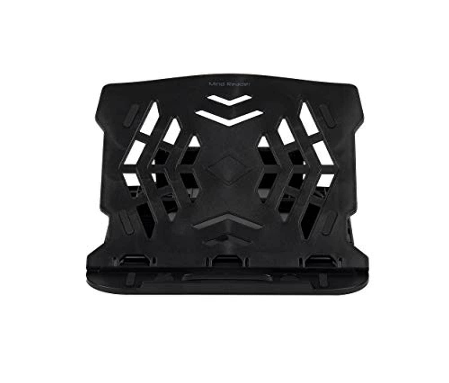 mind reader stand adjustable riser, ergonomic laptop elevator for desk, bed, metal holder compatible with macbook pro air, leno