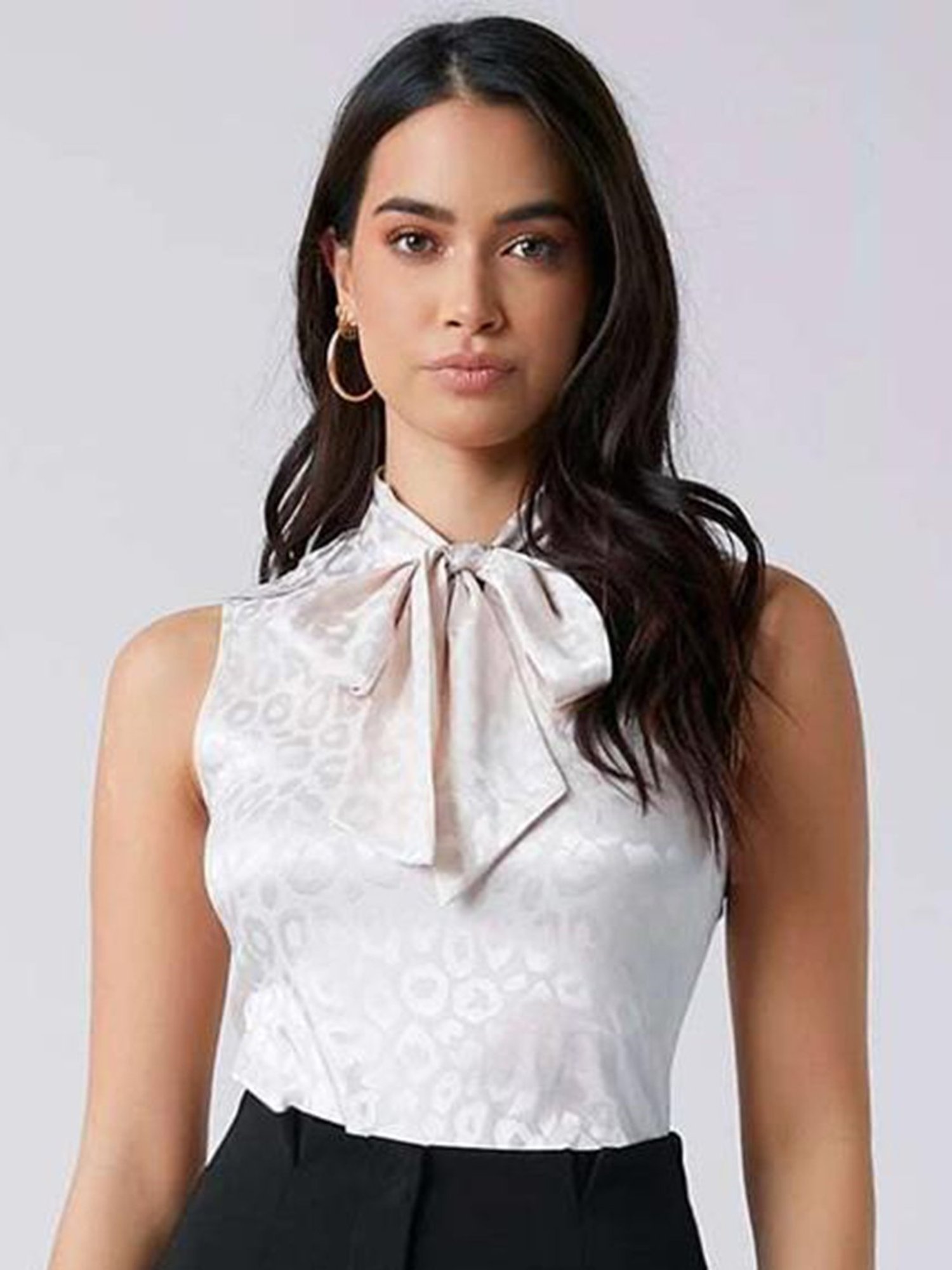Kotty White Printed Top