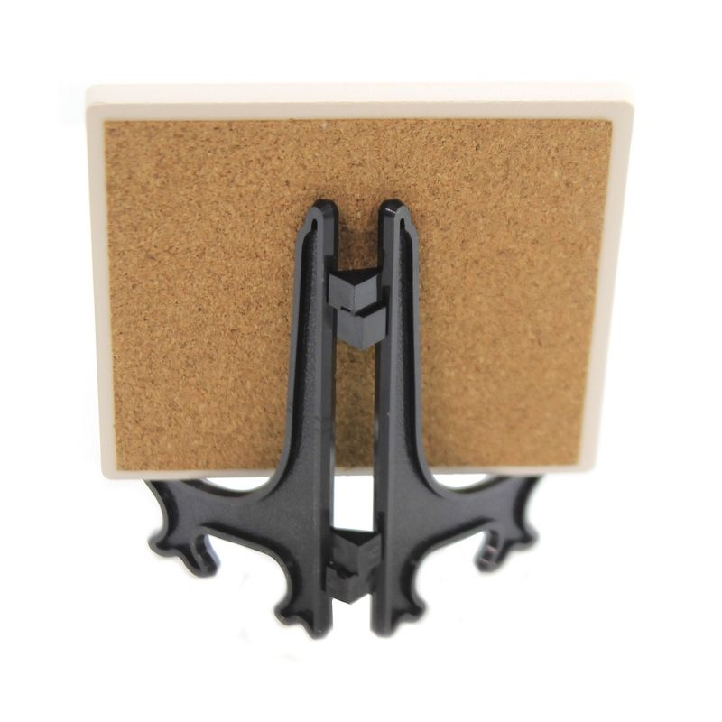 Animal 4.0" Pitbull Smile Cork Backed Easel Sjt Enterprises  -  Coasters