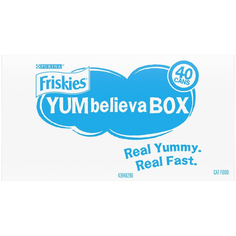 Friskies Yum Believa-Box Yum-sational Treasures Wet Cat Food - 5.5oz/40ct Variety Pack;  Make stand alone
