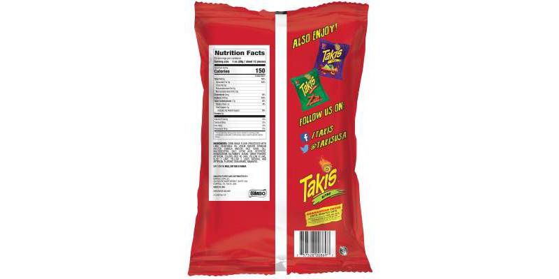 Barcel Takis Nitro Habanero & Lime Corn Snack - 9.9oz