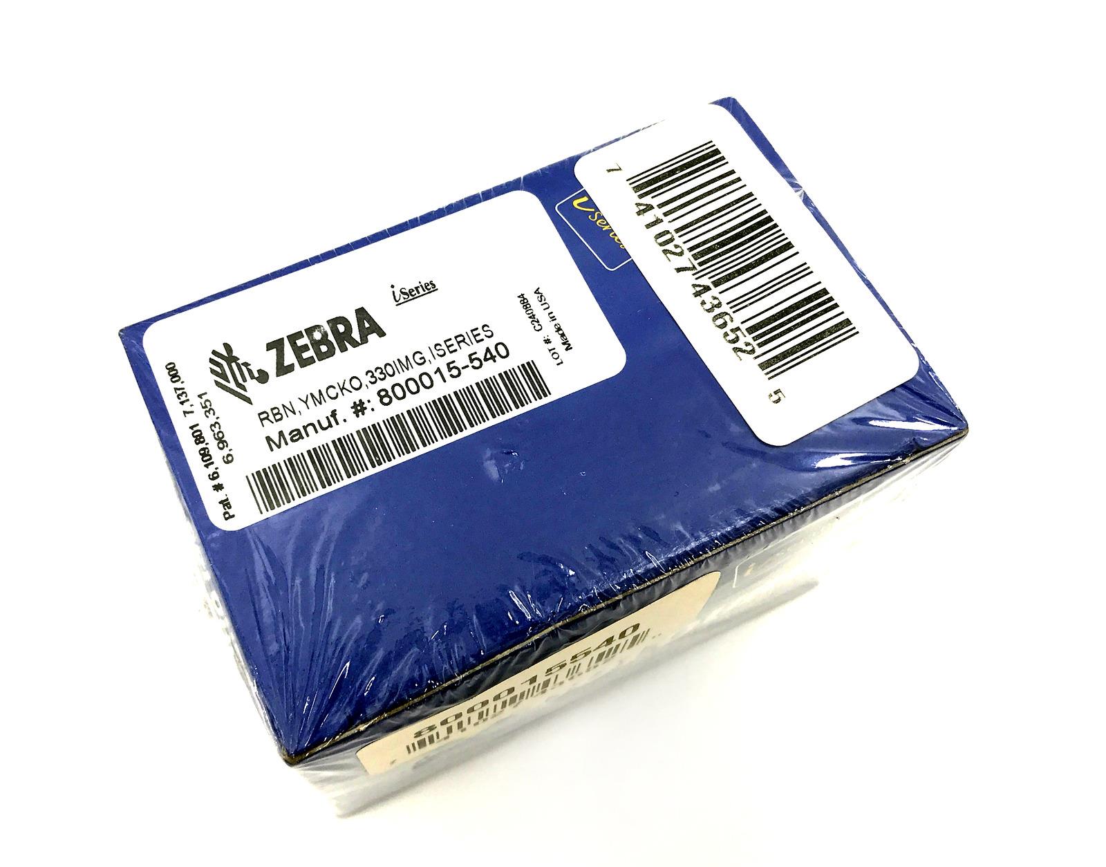 Zebra i-Series True Colours Card Printer Ribbon YMCKO 330 images - 800015-540