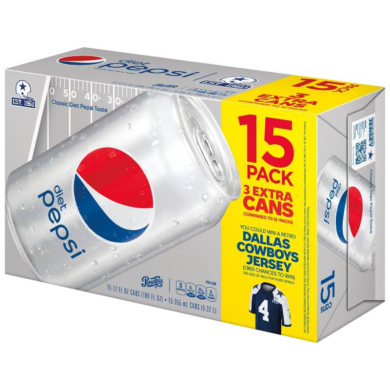 Diet Pepsi - 15pk/12 fl oz Cans