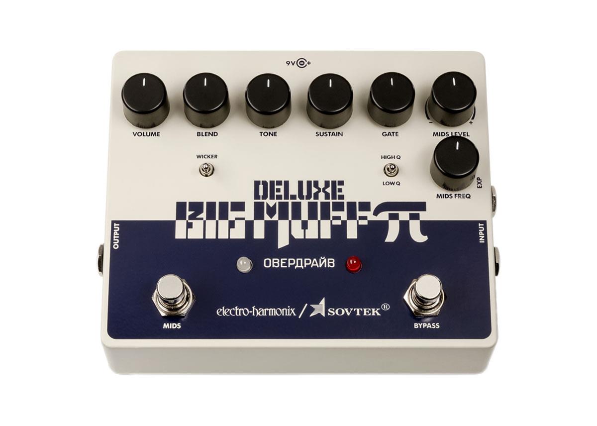 Electro-Harmonix Sovtek Deluxe Big Muff Pi Distortion/Sustainer Guitar Effects Pedal