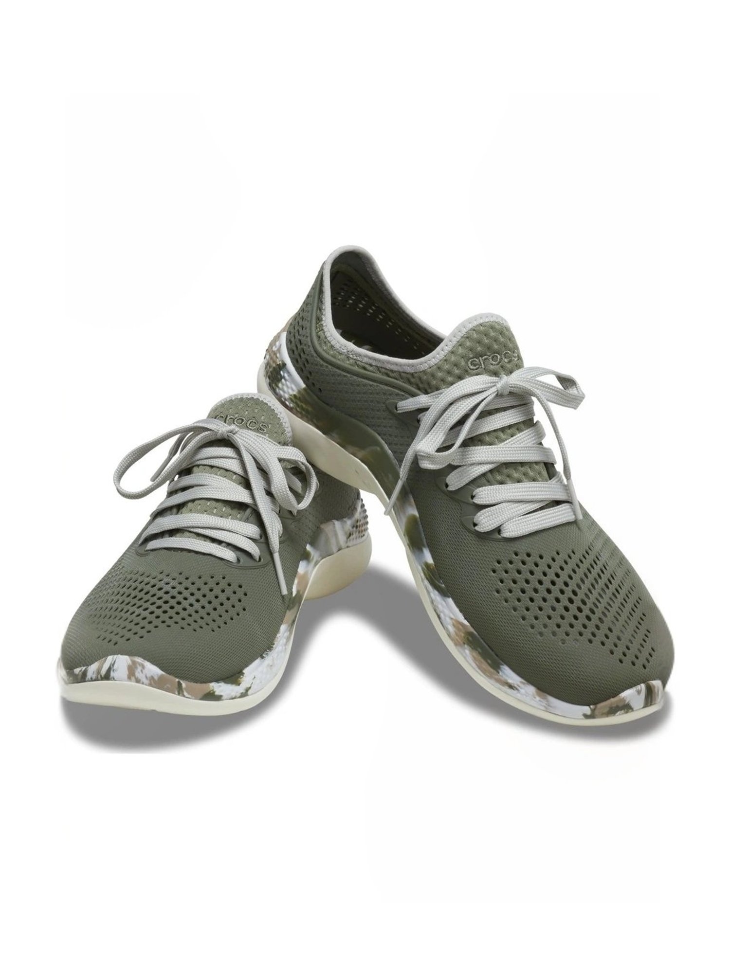Crocs Men's Literide Army Green Casual Sneakers
