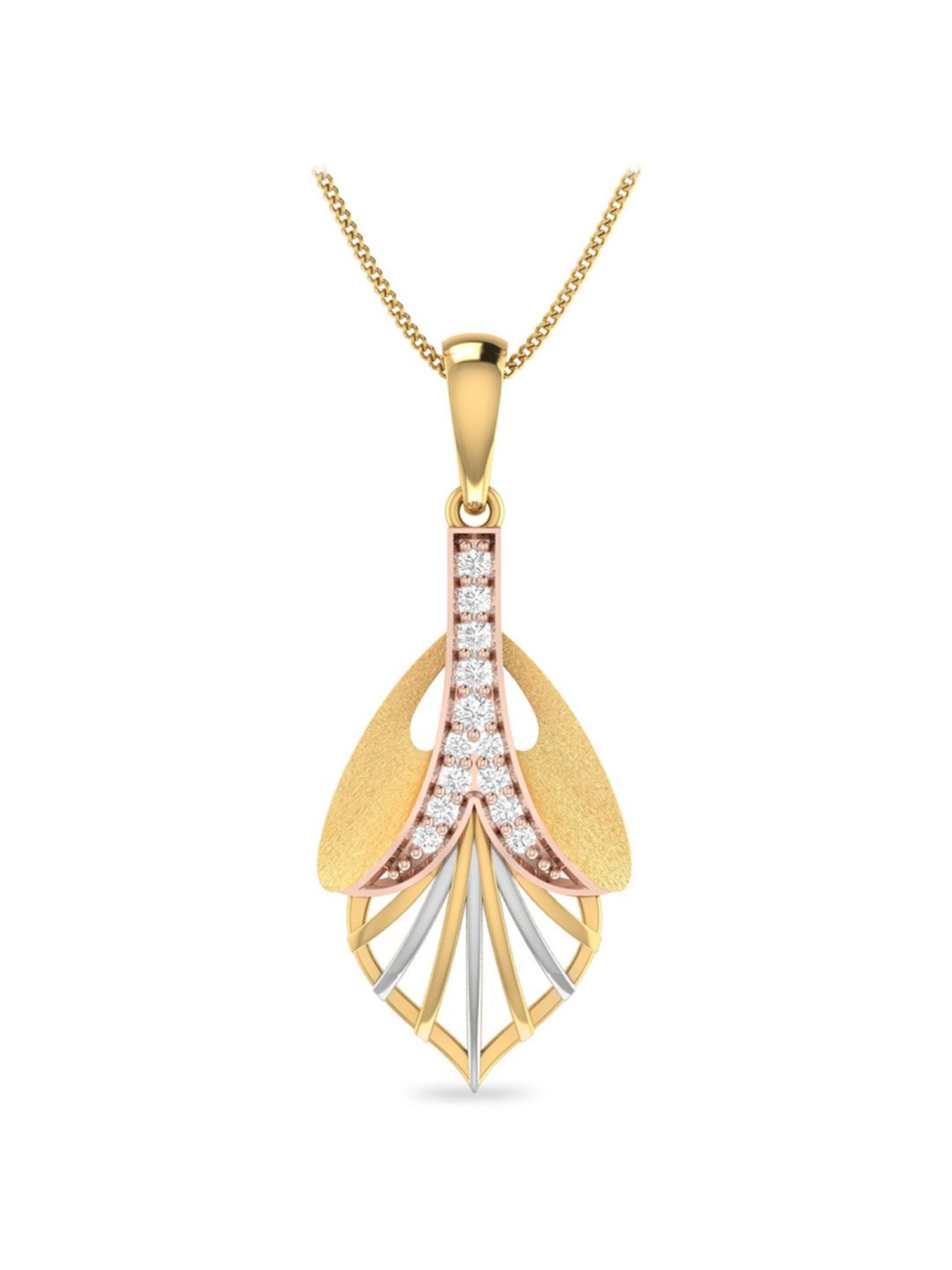 PC Jeweller Cowen 18k Gold Pendant without Chain for Women