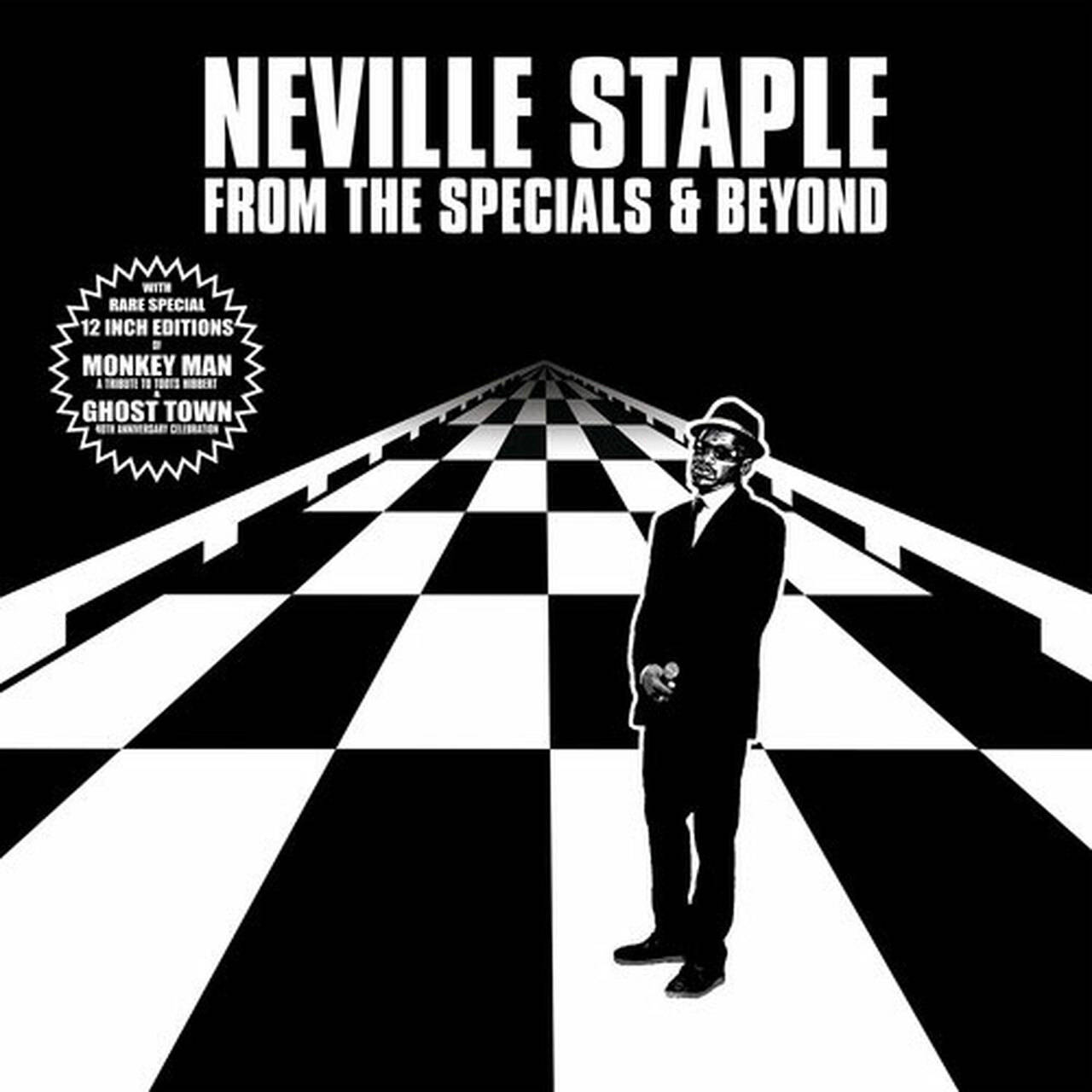Neville Staple From The Specials & Beyond LP & 12" Vinyl (Black & White Splatter Vinyl)