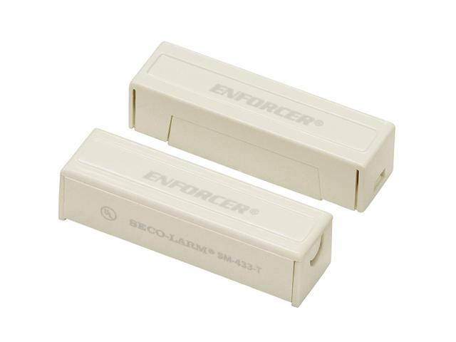 Enforcer Concealed Surface-Mount Magnetic Contact Sensor Switch, White