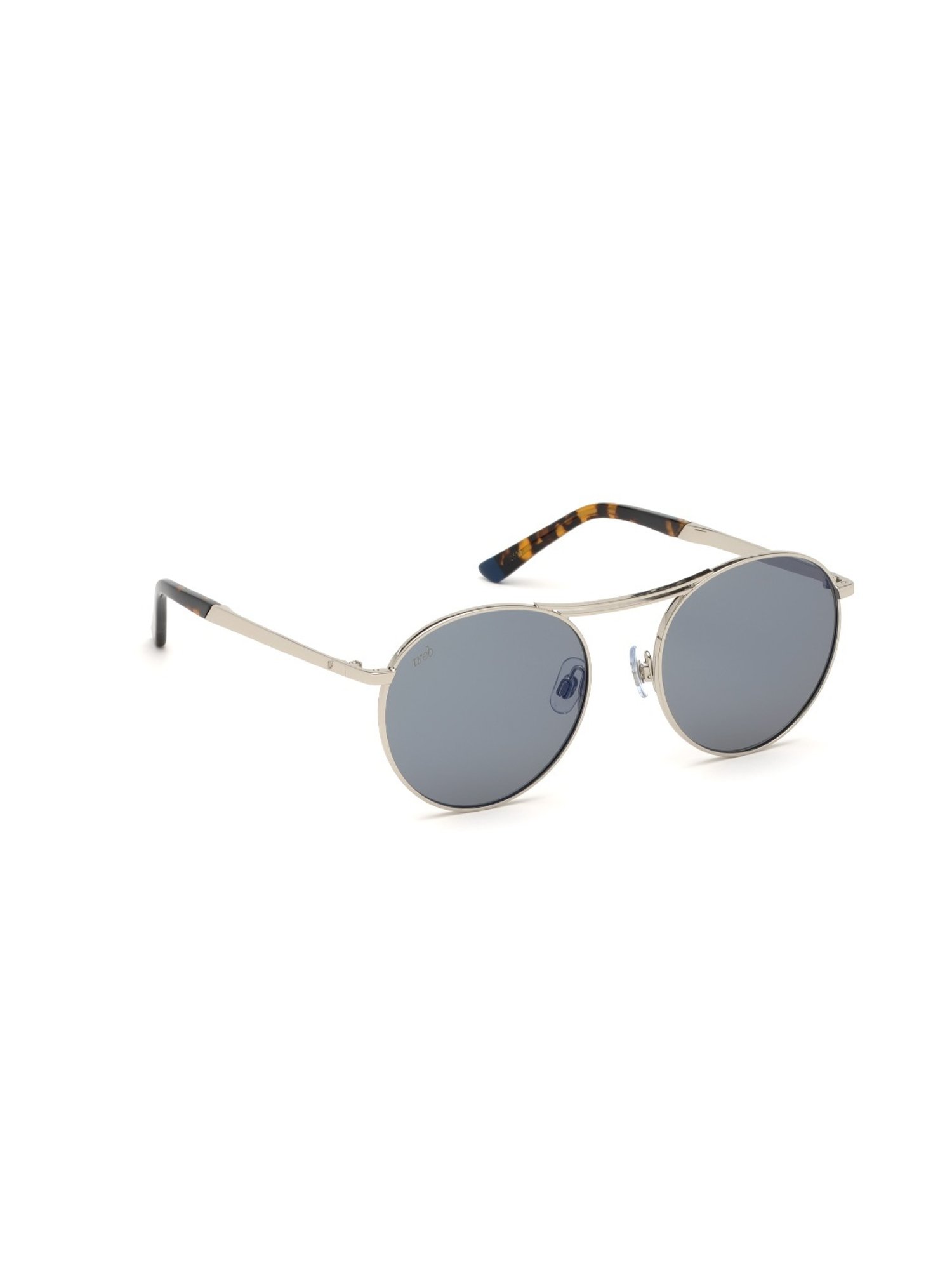 WEB EYEWEAR Grey Round Unisex Sunglasses