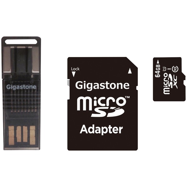 Prime Series microSD(TM) Card 4-in-1 Kit (64 GB)