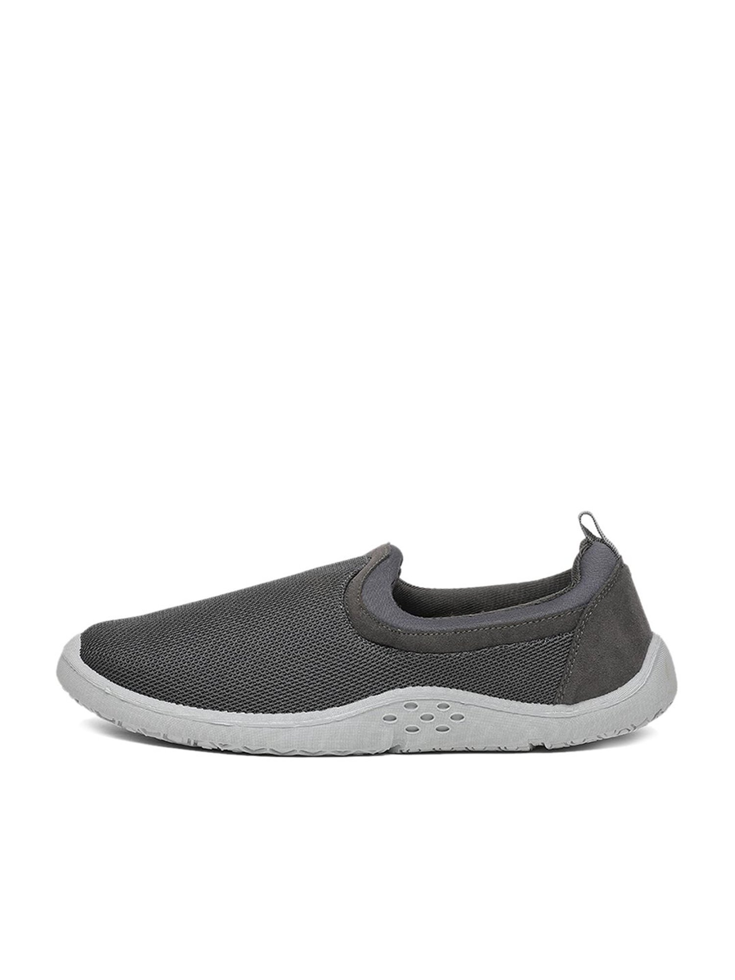 Bata Men's Grey Casual Slip-Ons