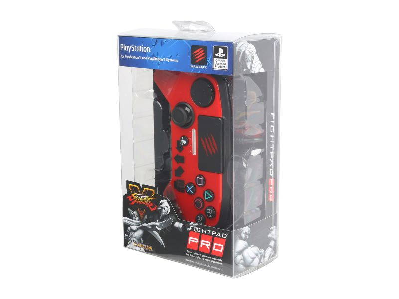 Mad Catz SFV FightPad PRO for PlayStation 3 & PlayStation 4 - White