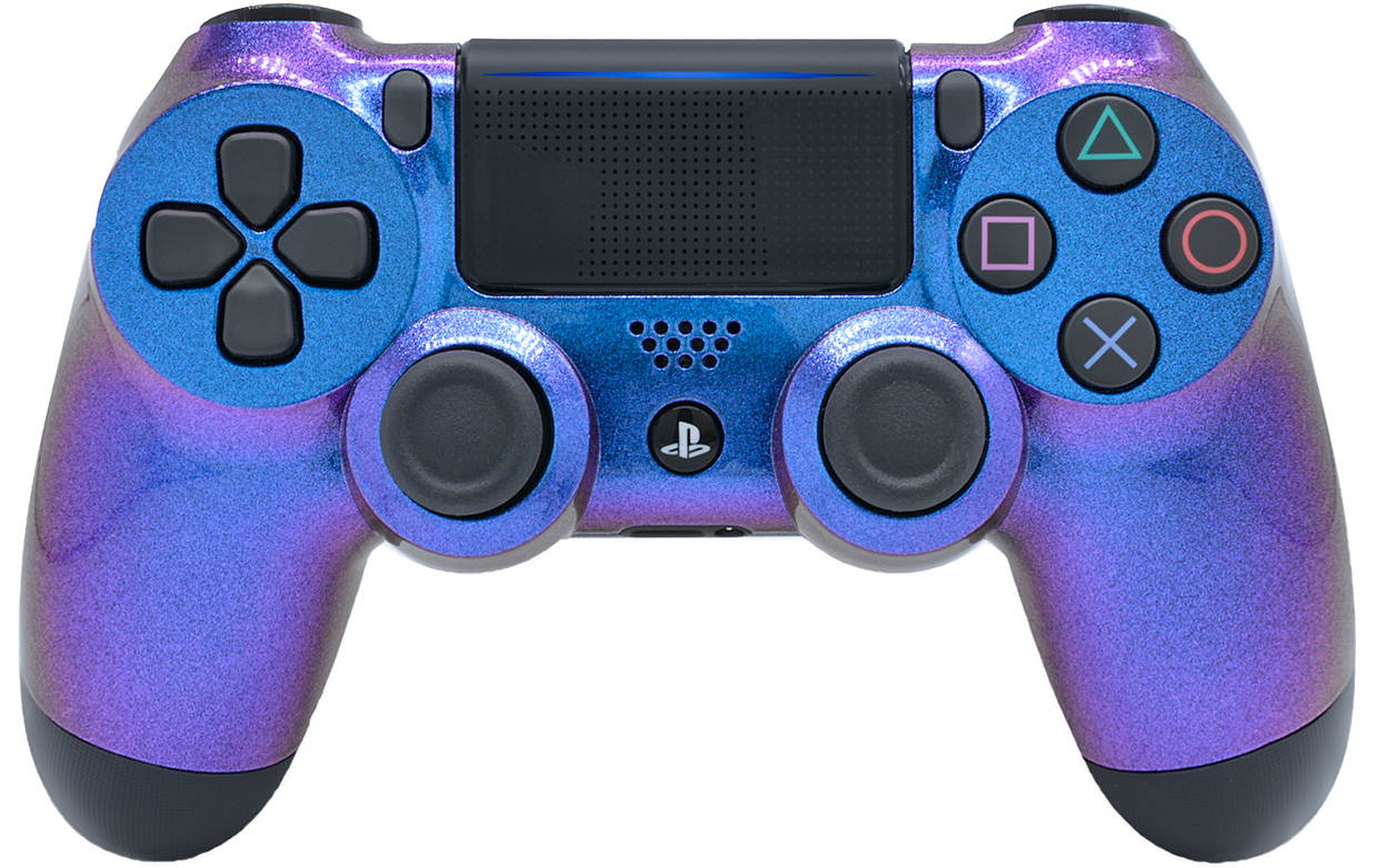 "Enigma" Ps4 PRO Custom UN-MODDED Controller Exclusive Unique Design with CUSTOM LIGHTBAR