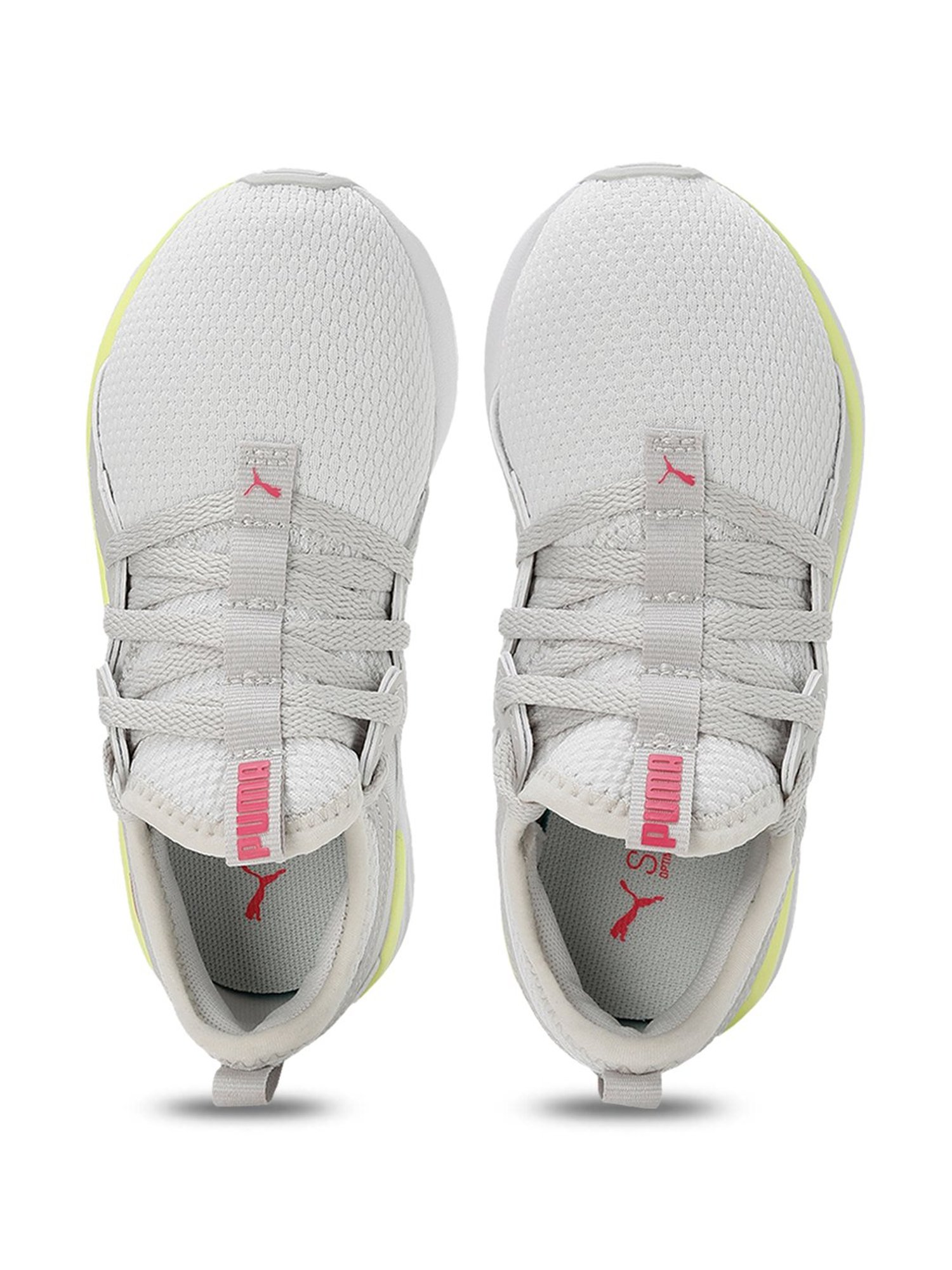 Puma Kids SOFT Sophia Grey & Pink Running Shoes