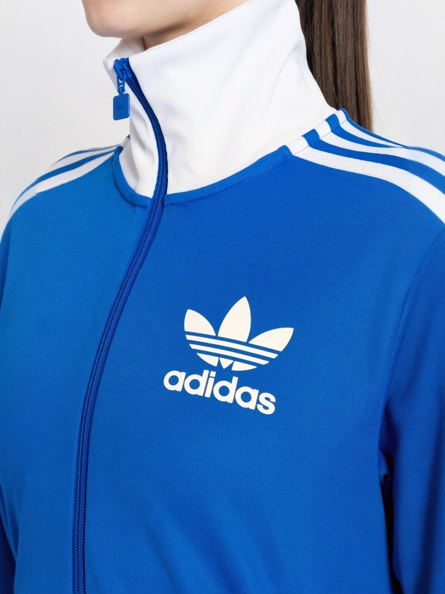 Adidas Originals Blue Striped Sports Jacket