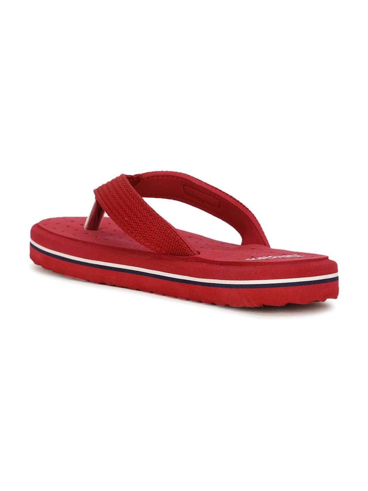 Bata Women's Maroon Flip Flops
