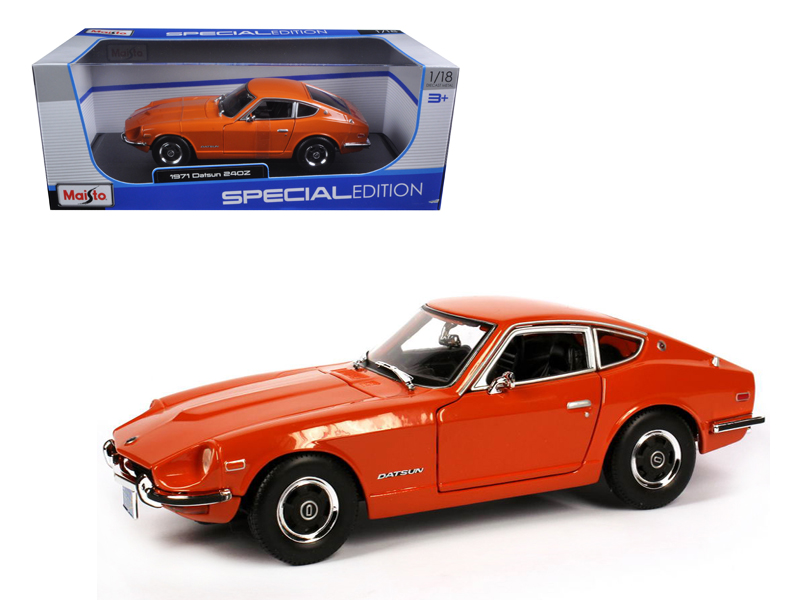 1972 Datsun 240Z Blue Metallic 1/64 Diecast Model Car by Muscle Machines