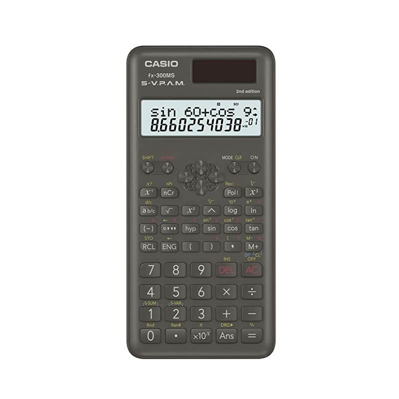 FX300MSPLUS2 Scientific 2nd Edition Calculator with New Sleek Design Black 04quot x 3quot x 64quot