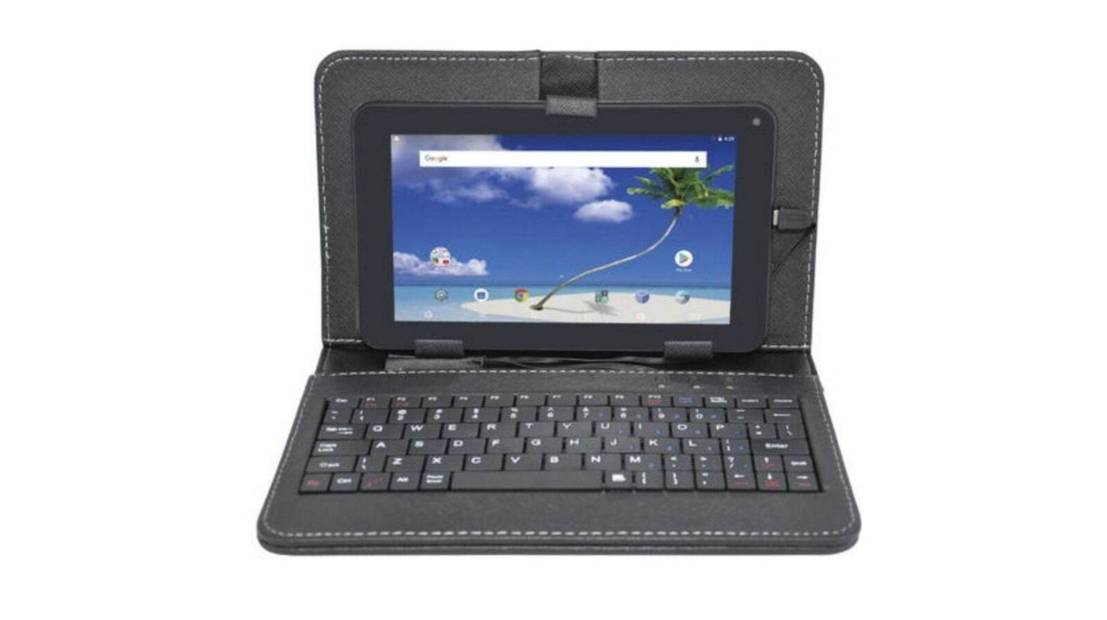 Sylvania 7" 1024 X 600 8GB Touchscreen Tablet Bundle w/ Keyboard Case SLT7775G