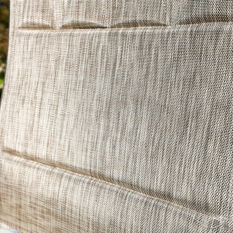 4pc Conversation Steel Patio Seating Sets Gray - Lokatse