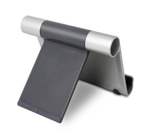 iPad Stand TechMatte Multi-Angle Aluminum Holder for Tablets, E-Readers and Smartphones - Mini Stand