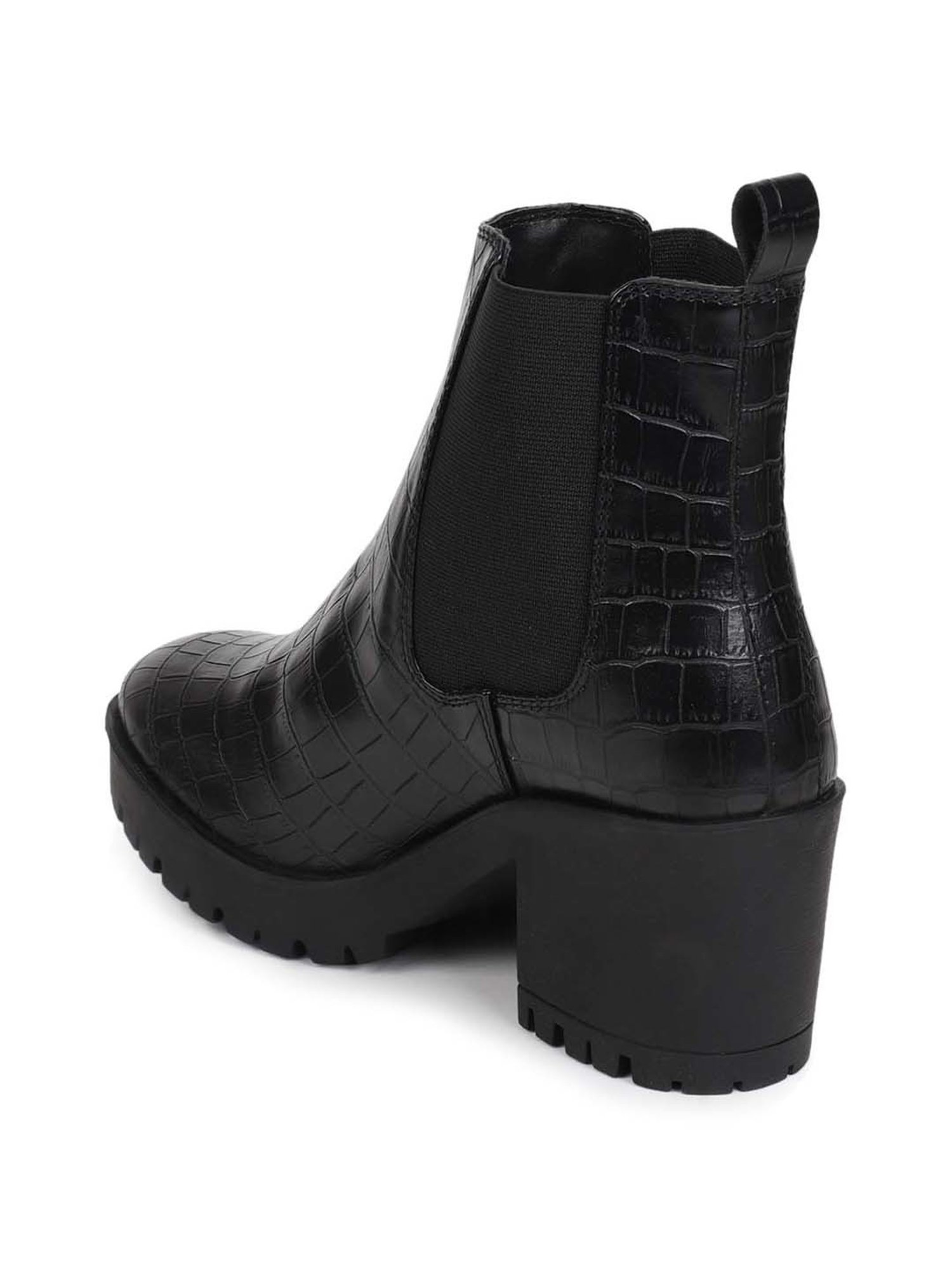 Truffle Collection Women's Jet Black Chelsea Boots