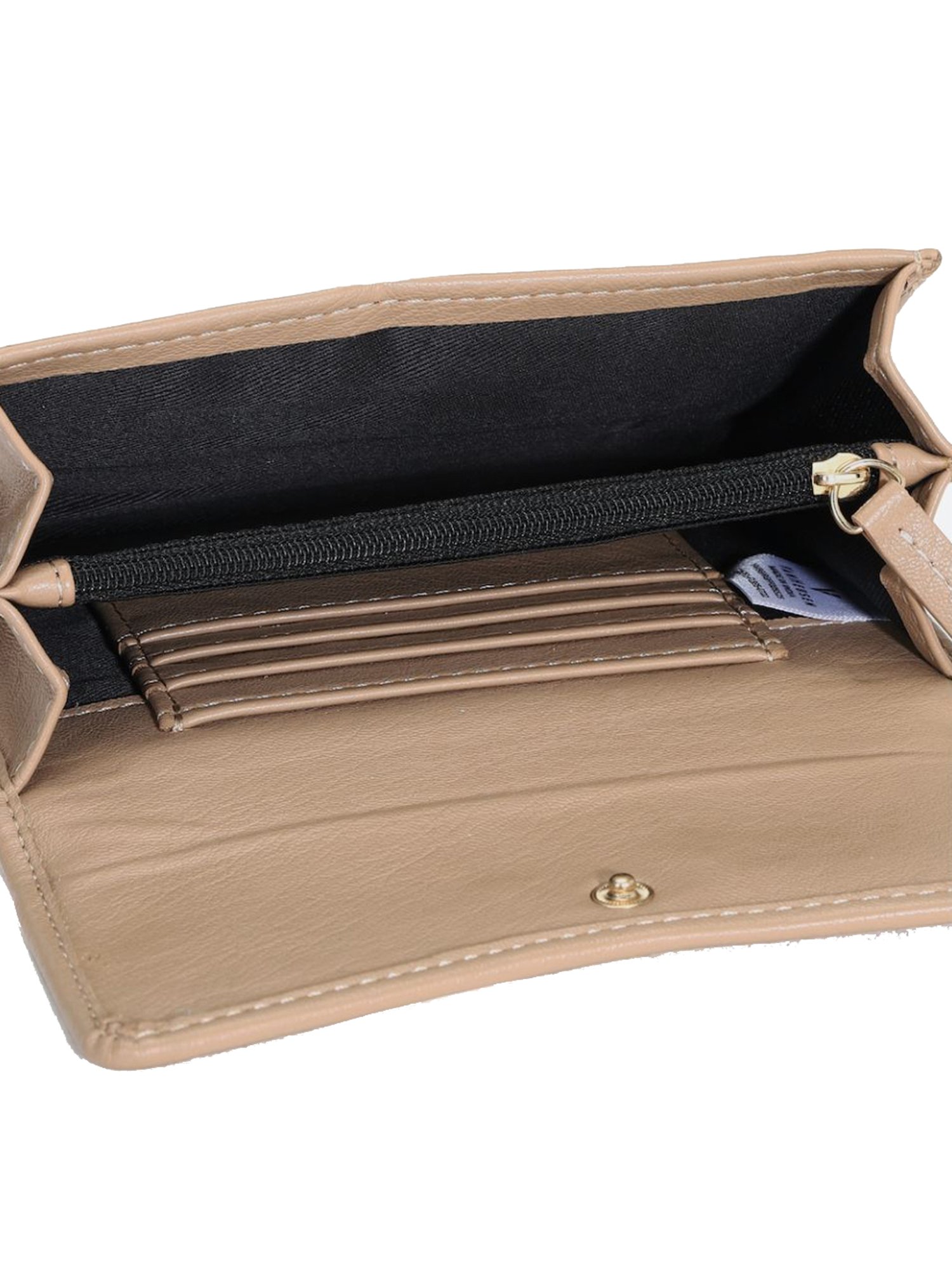Van Heusen Beige Solid Wallet for Women