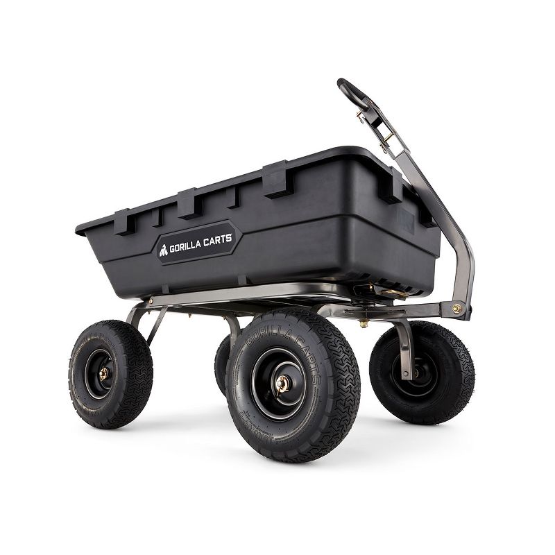 Gorilla Carts Steel Utility Garden Cart with Removable Sides Capacity