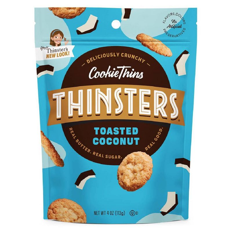 Mrs. Thinster's Toasted Coconut Cookies - 4oz