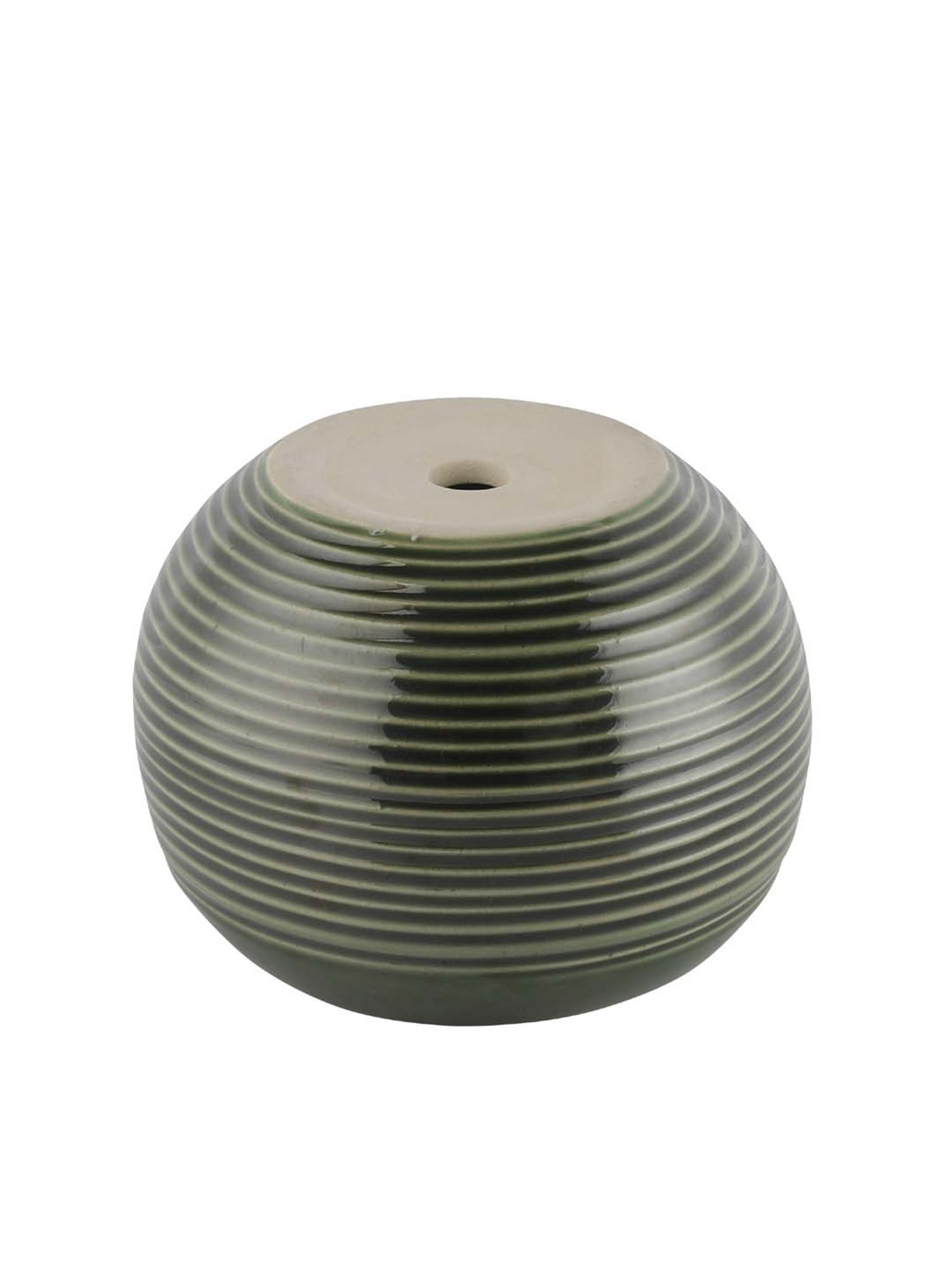 VarEesha Green Ceramic Planter Pot - Set of 1