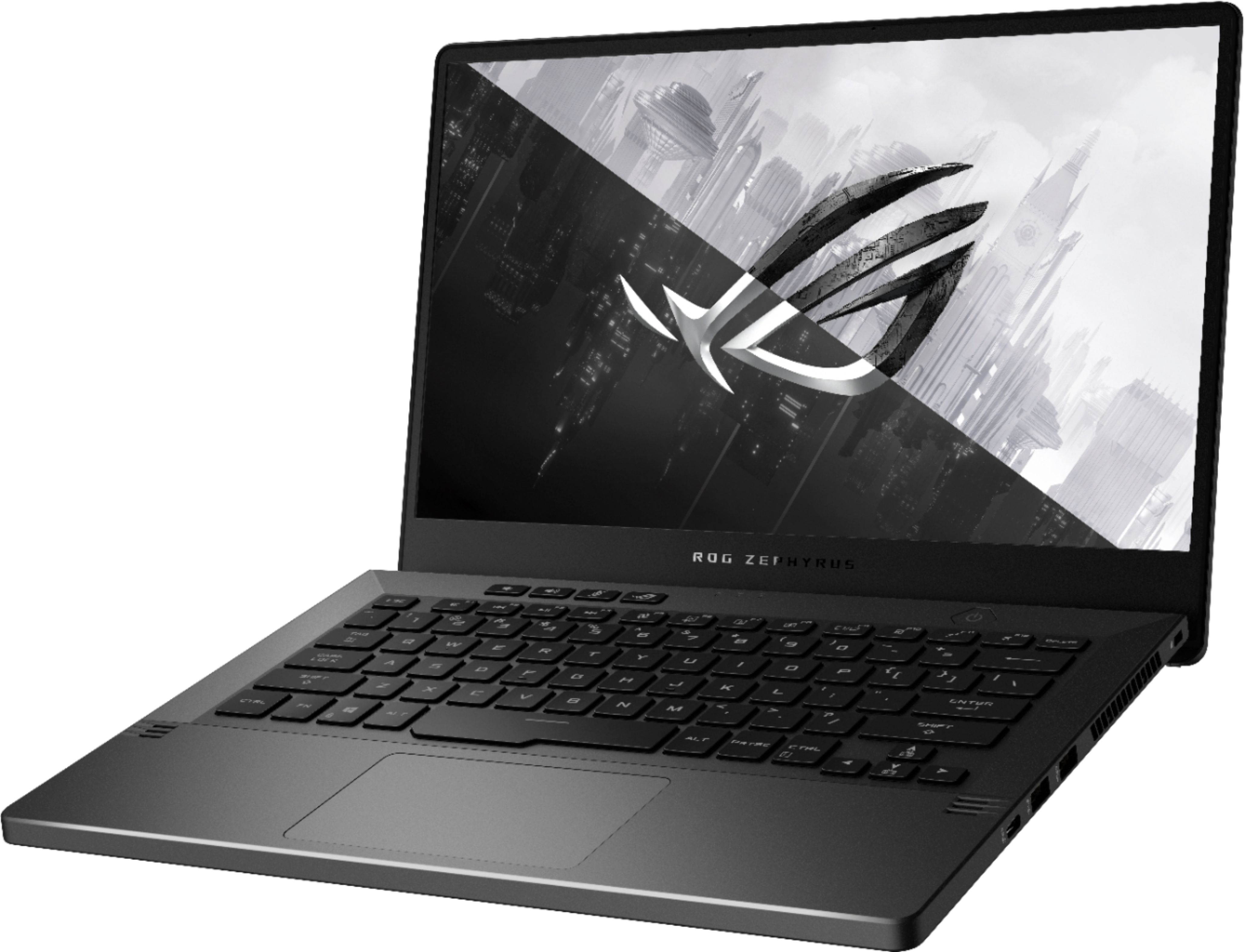 ASUS - ROG Zephyrus G14 14" Laptop - AMD Ryzen 7 - 8GB Memory - NVIDIA GeForce GTX 1650 - 512GB SSD - Eclipse Gray Notebook GA401IH-BR7N2BL PC Computer