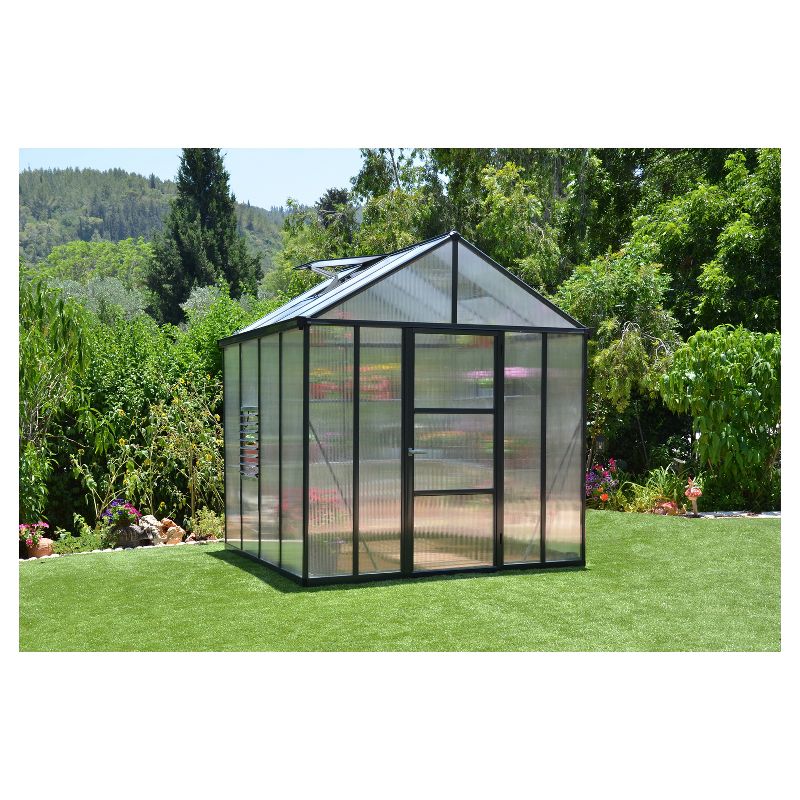 8' X 8' Glory Greenhouse - Gray - Palram