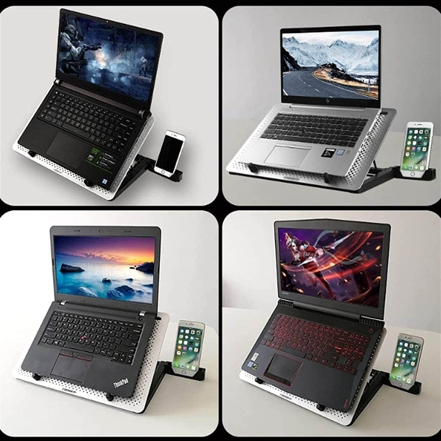 Computer Cooler USB Cooling Fan Laptop Notebook Cinema Cooler USB External Heat Sink Computer Bracket High Speed Mute Cool Pad (Color : NO.3)