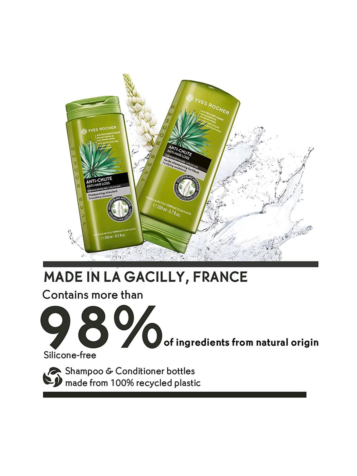 Yves Rocher Anti-Hair Loss Supplement Fortifying Conditioner - 200 ml