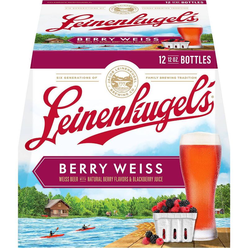 Leinenkugel's Berry Weiss Lager Beer - 12pk/12 fl oz Bottles