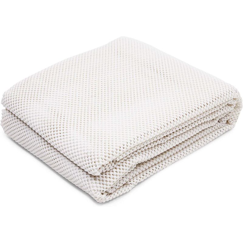 Okuna Outpost No Slip Area Rug Grip Pad for Floors, White (5 x 8 Feet)