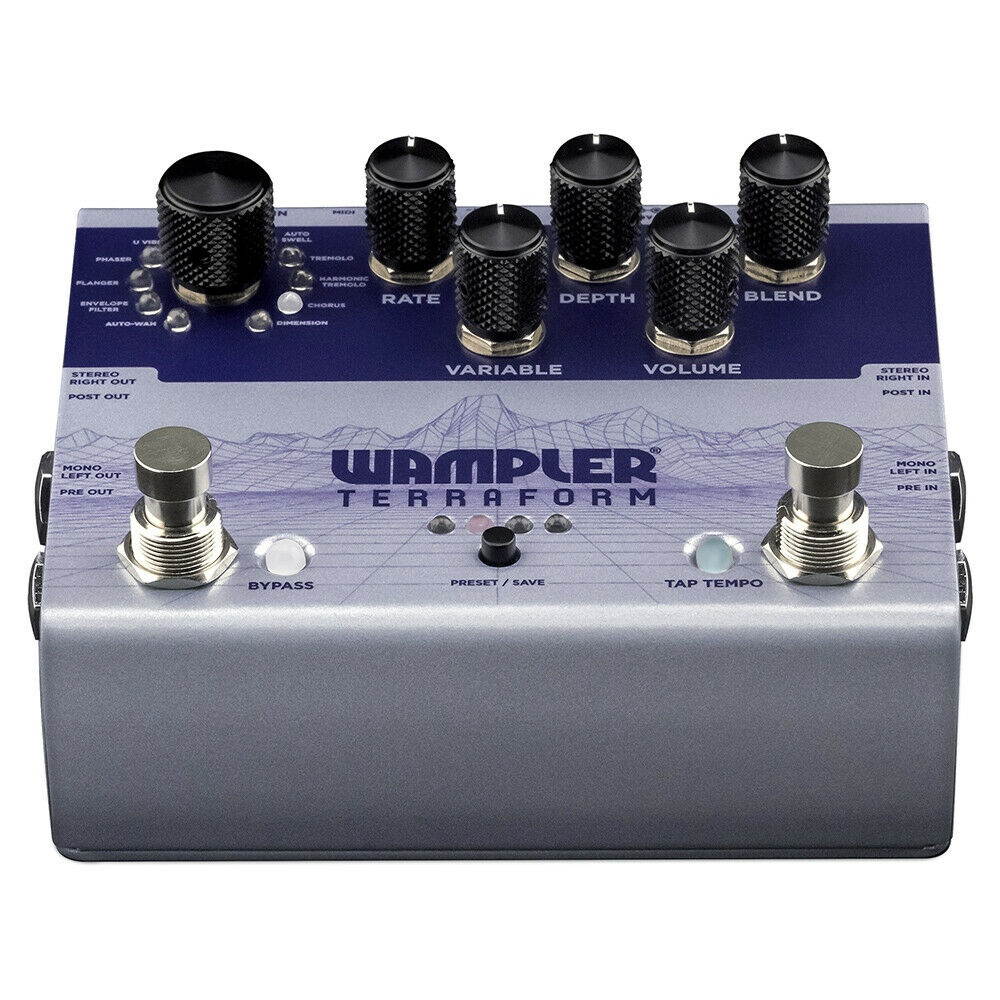 Wampler Terraform Stereo Modulation Multi-Effects Guitar Effects Pedal