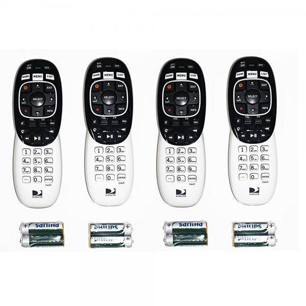 Lot of 4 DirecTV RC73 remote controls for Genie HR34 HR44 all HD DirecTV brand receivers
