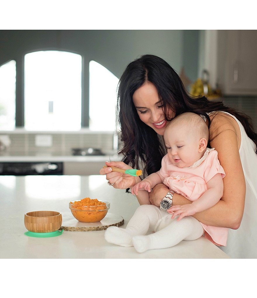 Avanchy Bamboo Suction Baby Feeding Bowl & Spoon