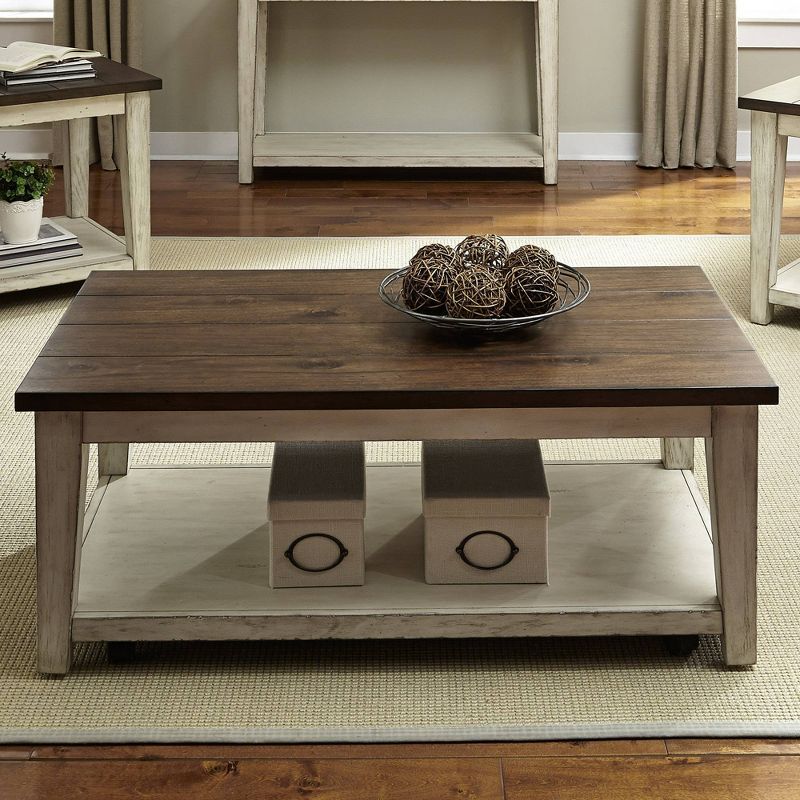 Lancaster Cocktail Table Gray - Liberty Furniture