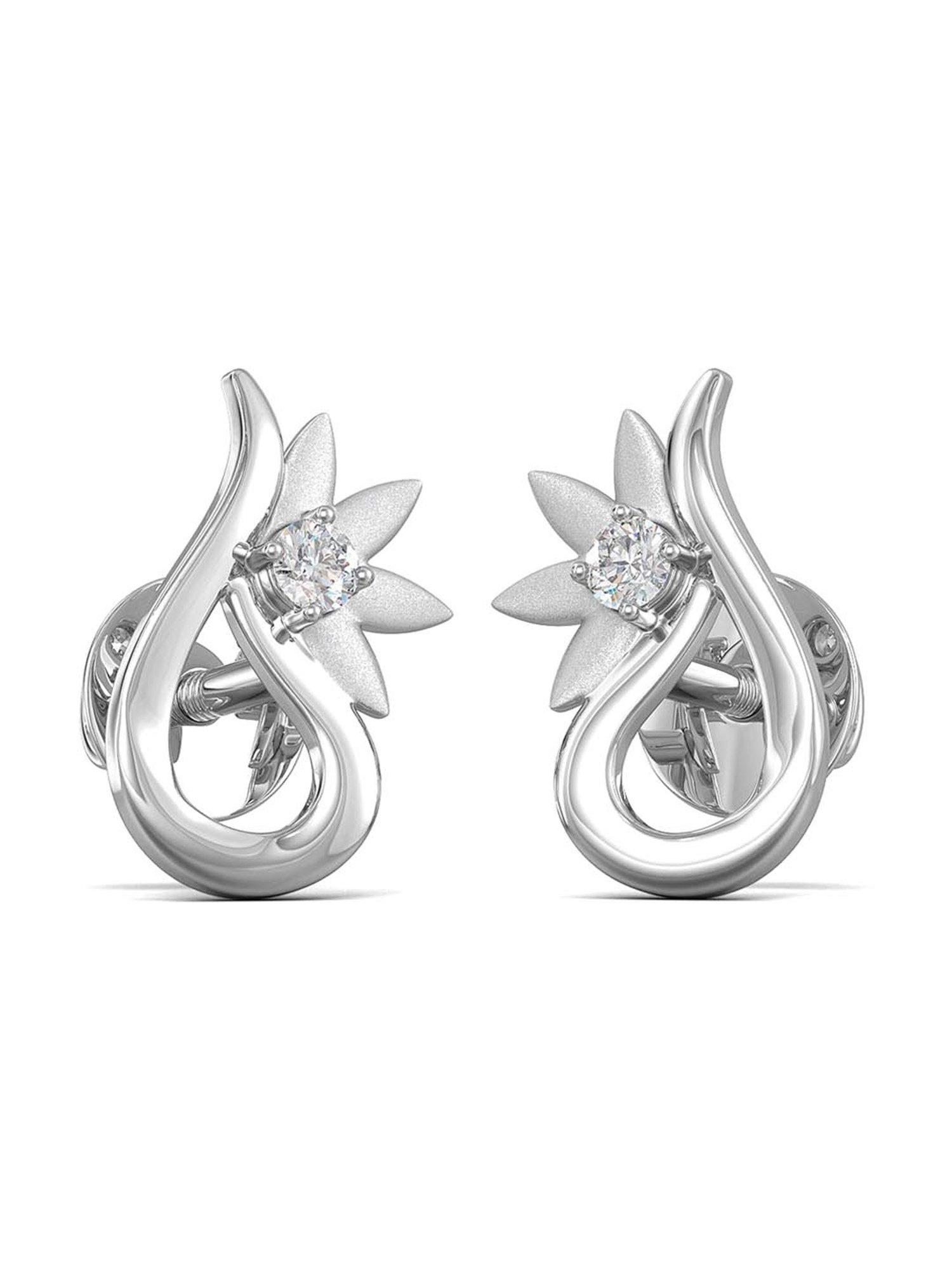 Joyalukkas 950 Platinum & Diamond Earrings for Women