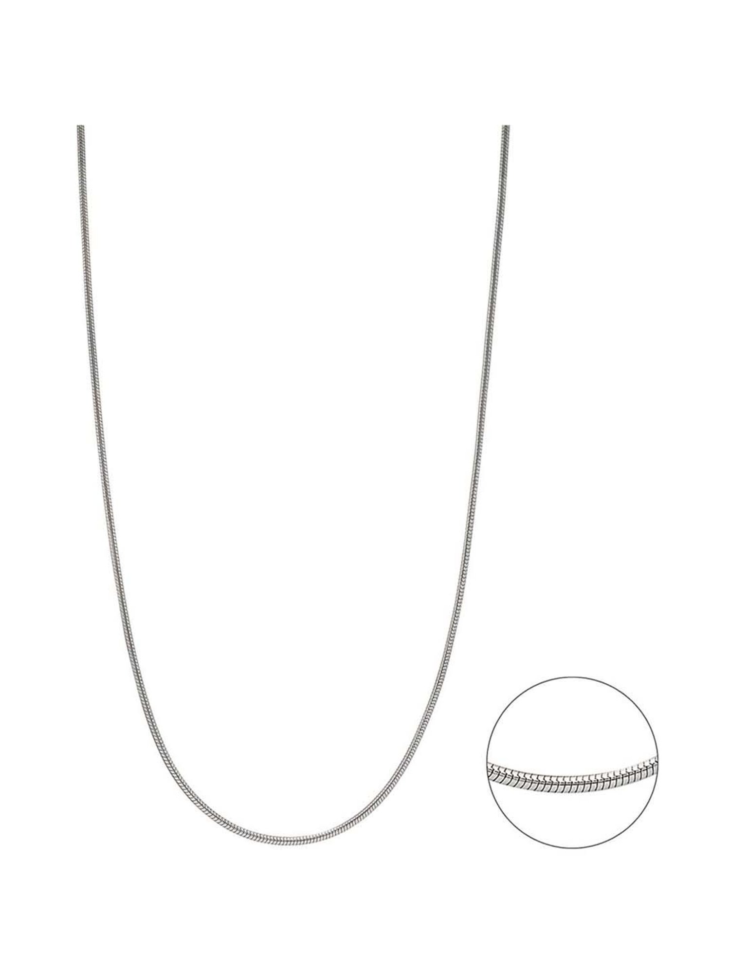 Zavya Sleek and Modern Golden Plated 92.5 Sterling Silver Box Chain