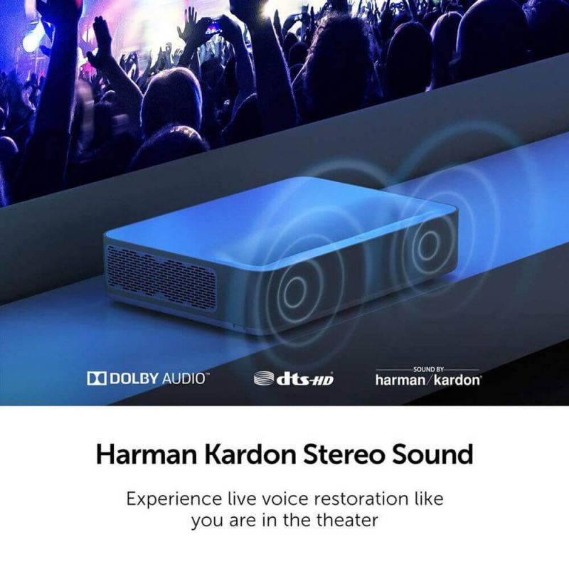 VAVA 4K Ultra Short Throw Laser TV Projector  - Black