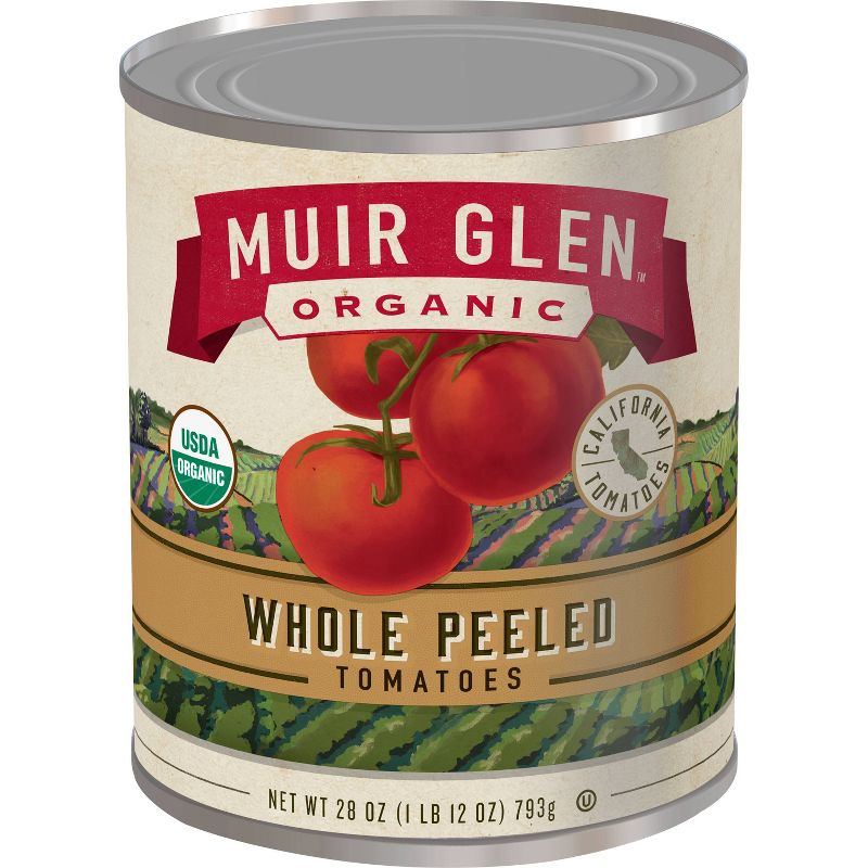 Muir Glen Whole Peeled Tomatoes 28oz