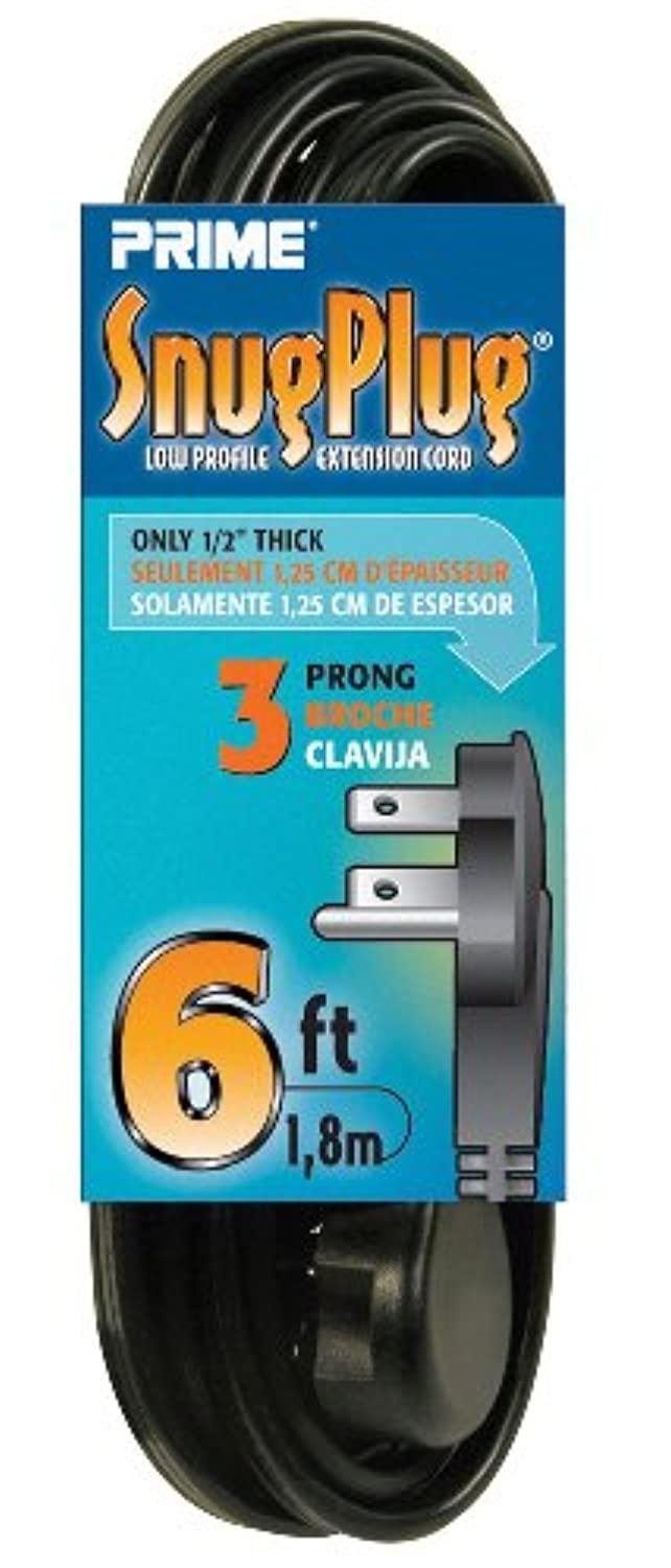 prime wire & cable ec932606 snug plug extension cord