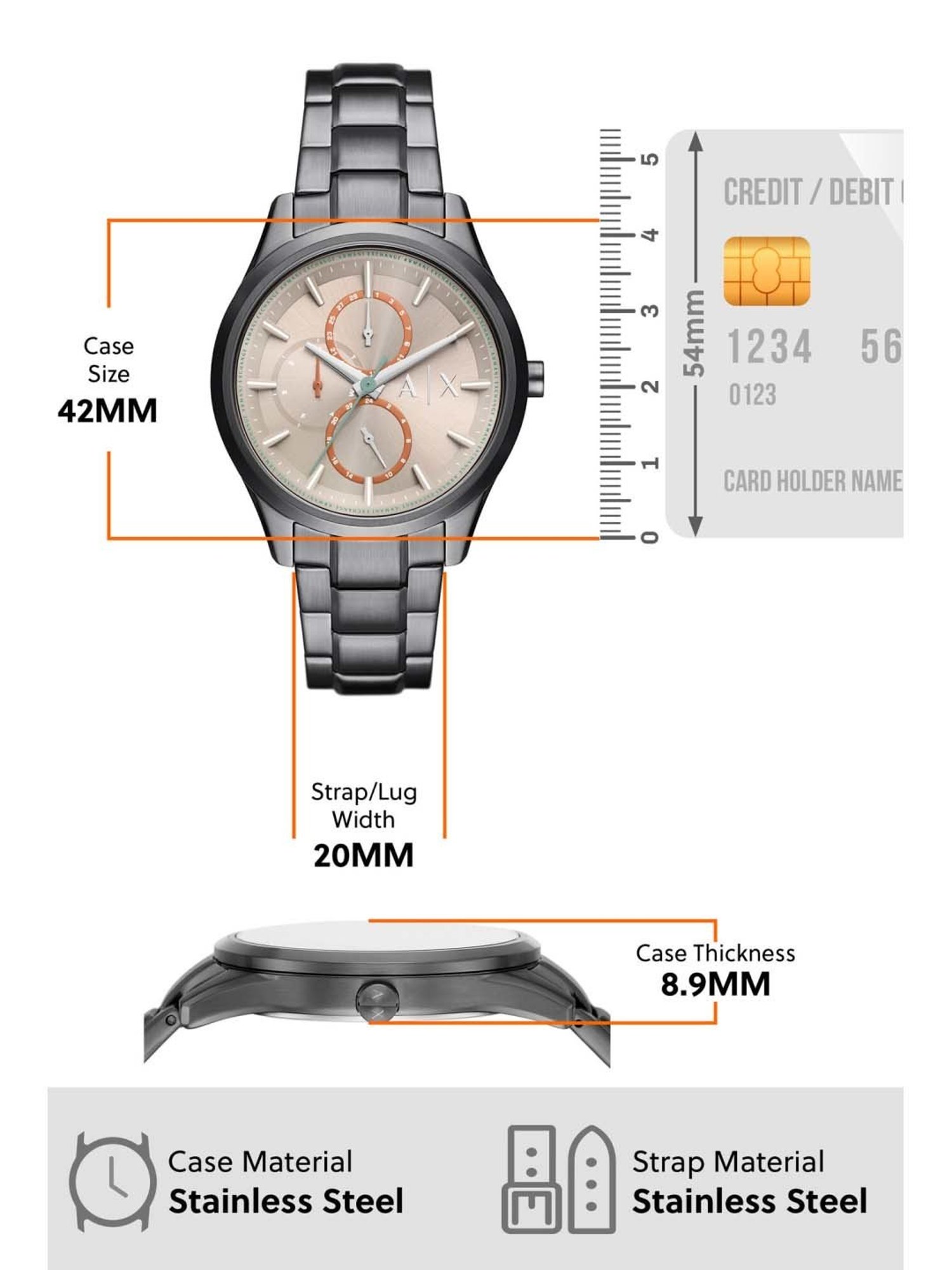 Armani Exchange AX1880 Dante Analog Watch for Men