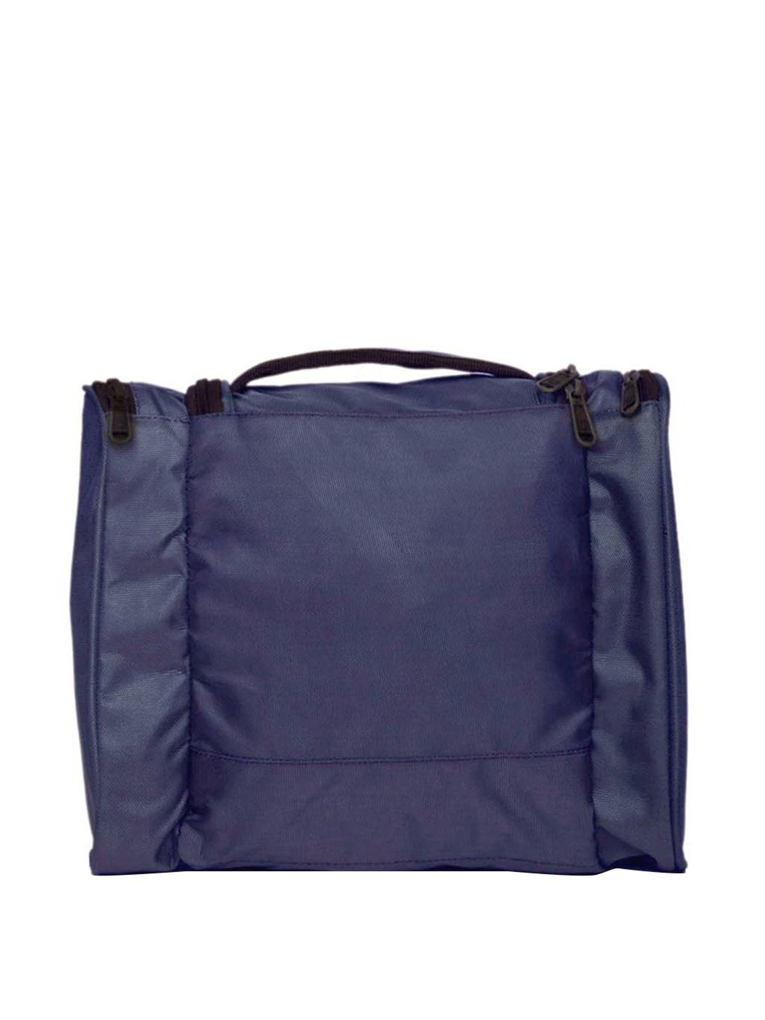 Louis Stitch Brunette Brown Leather Medium Toiletry Pouch