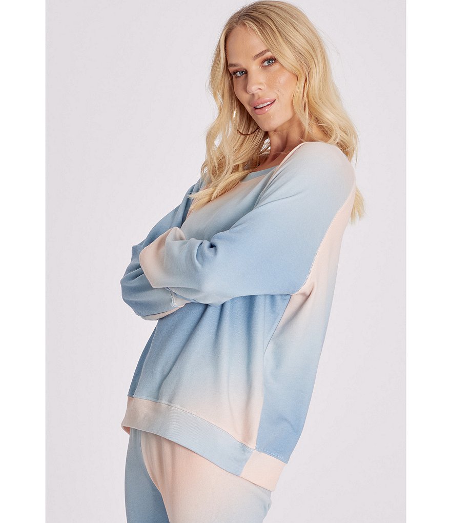 Marc New York Short Sleeve Tie-Dye Jewel Neck Tee