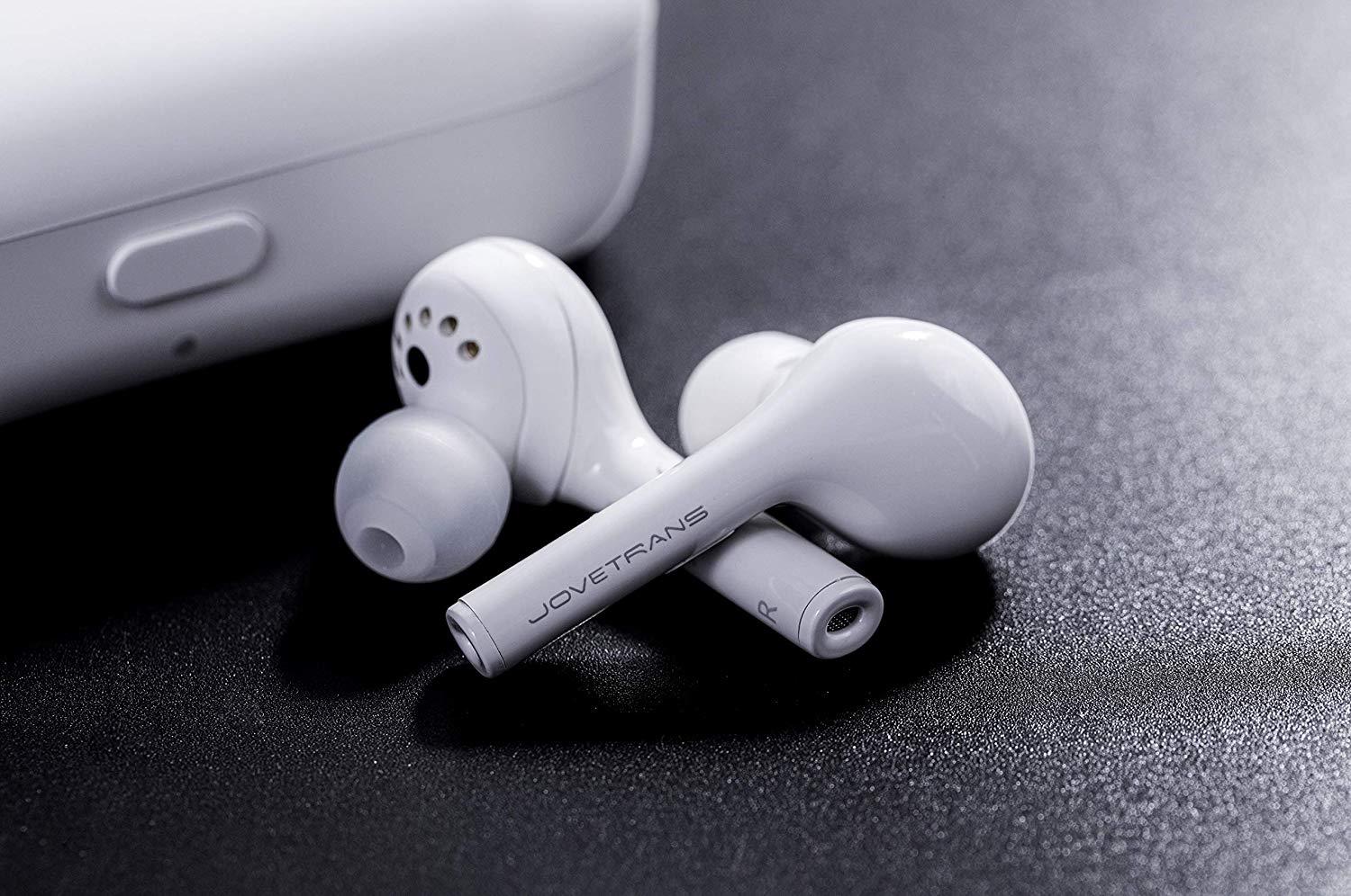 Language Translator-True Wireless Stereo Real Time Earbud Translator with Built in Voice Translating in Charging Case, Wireless Bluetooth Translator with APP Available for iOS & Android