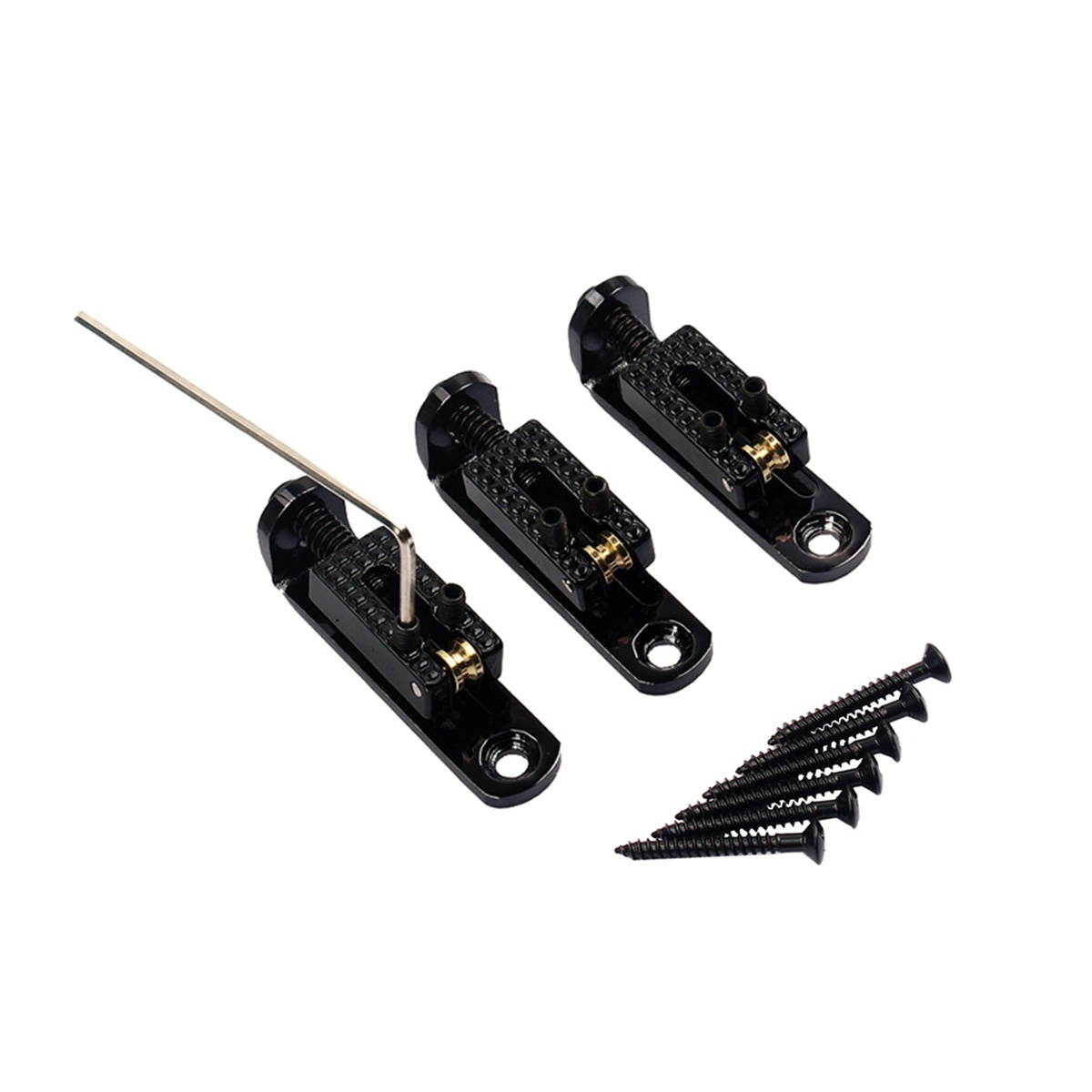 Guitar Parts Guitar Bridge for Bass Guitar (Golden)